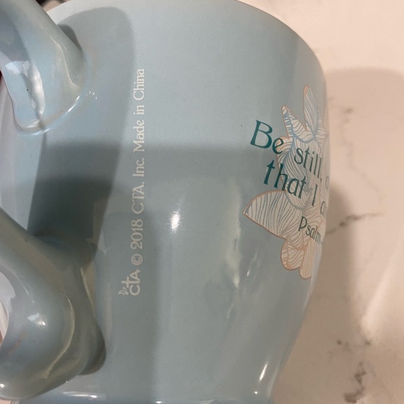 cTa “Be Still and Know that I am God” Isaiah 46:10 Coffee Mug 13 Oz Beautiful - Picture 3 of 4